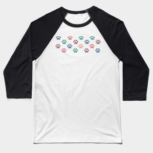 Paw Prints Baseball T-Shirt